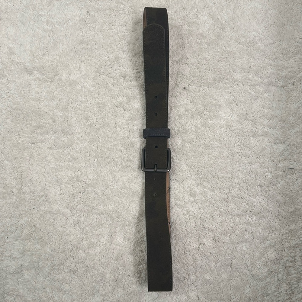 Original Penguin Camo Suede Belt 42” - Picture 2 of 4